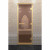 Стеклянная дверь для хамама в золотом профиле, бронза 190х80 (по коробке) (DoorWood)