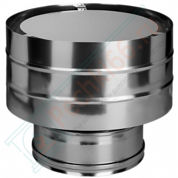 Дефлектор на трубу с изол (НЕРЖ-321/0,5-НЕРЖ-439/0,5) d-130/210 (Дымок-Lux) в Краснодаре