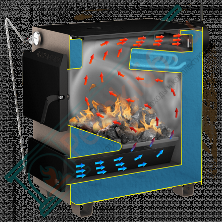 Котел твердотопливный Каракан 20ТПЭВ 3 (Стэн)