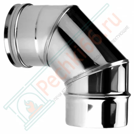 Отвод одностенный 90° (AISI-310S/0,8мм) d-130 (Вулкан)