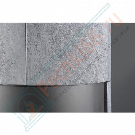 Печь-камин Delia, черный/serpentino (Thorma) до 124 м3