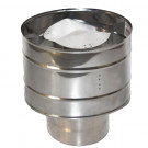 Оголовок с дефлектором (НЕРЖ-439/0,5-ОЦИНК/0,5) d-180/260 (УМК) Оголовок с дефлектором (НЕРЖ-439/0,5-ОЦИНК/0,5) d-180/260 (УМК)