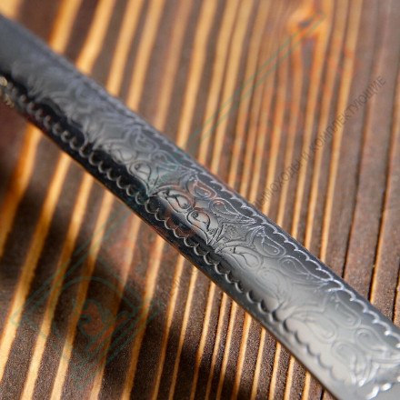 Половник для казана средний (10-25 л.) с деревянной ручкой 46.5 см