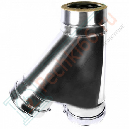 Сэндвич-тройник 45° (AISI-316L/0,5-AISI-304/0,5) d-250/300 (Craft-GS-25)