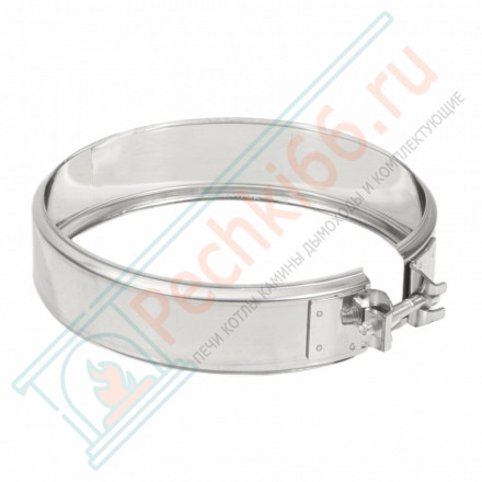 Хомут трубный на болте-ФР (304-0,5) d-130/230 (ТиС Стандарт)