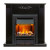 Каминокомплект Lumsden - Венге с электроочагом Brookline Black