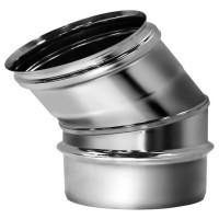 Отвод одностенный 30° (AISI-310S/0,8мм) d-200 (Вулкан)