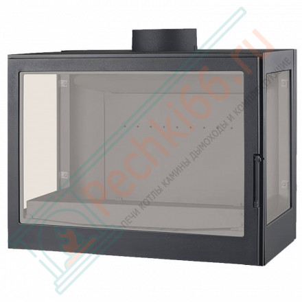 Чугунная топка LCI 007 GFLR Flat top, два боковых стекла (Liseo Castiron) 14 кВт