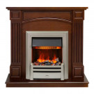 Каминокомплект Boston - Темный дуб (Высота 925см) с электроочагом Chesford (Dimplex)