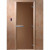 Дверь стеклянная для бани, бронза матовая 2100х800 (DoorWood)