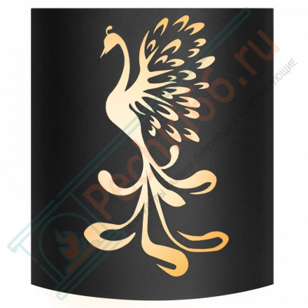 Абажур BLACK (AISI 430) тип 7 "Жар-птица" (Везувий)