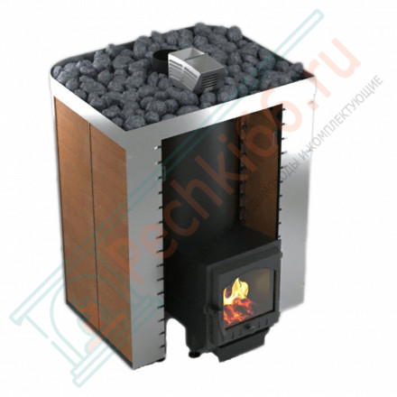 Печь для бани с закрытой каменкой Услада 30, под обкладку (Жара)