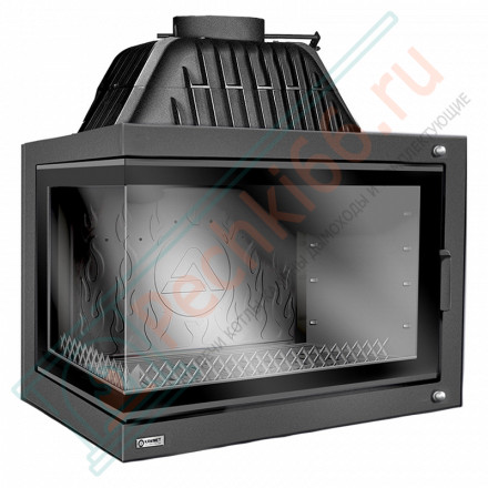 Чугунная топка W17 LB Decor Eko, с левым стеклом 16.1 kW (Kaw-Met)