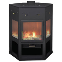 Печь-камин Енисей с плитой (Мета-Бел) Печь-камин Енисей с плитой (Мета-Бел)