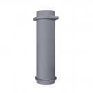 Чугунная НИЖНЯЯ труба для шибера 130/500мм (ТехноЛит)