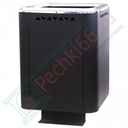 Чугунная банная печь Сибирь-24, конвекционная, с панорамной дверцей (НМК)