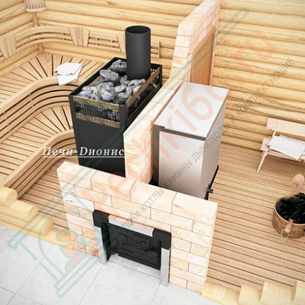 Печь банная Емельяныч - 3/S 230 Сeramic, под бак 60 л (Дионис)