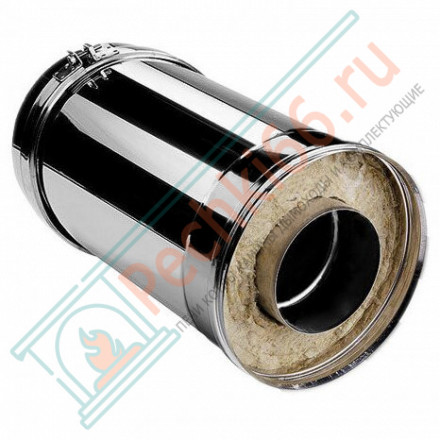 Сэндвич труба V50R с изол L=250 (AISI-310S/0,8-ОЦИНК-RAL/0,5) d-160/260 (Вулкан-Cerablanket)