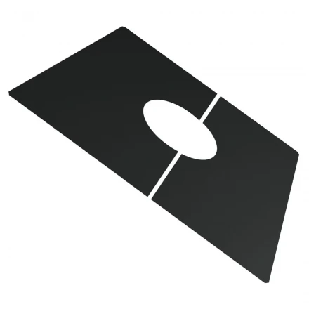 Фланец наклонный разрезной 21/32º 800х910 VBR (AISI-439/0,5) d-200/300 (Вулкан)