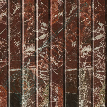 Плитка из камня ламель 1-м² "Россо Леванте" (Feringer)