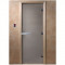 Дверь стеклянная для бани, сатин матовый, 1800х700 (DoorWood)