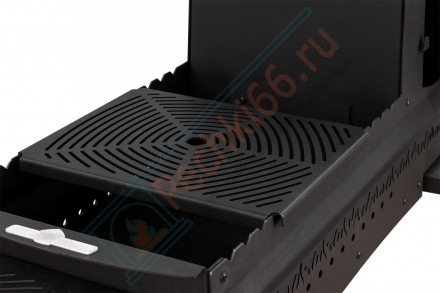 Мангал разборный L с печью под казан (3мм) (Сталь-Мастер)