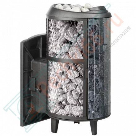 Печь банная Атмосфера L КТТ комбинированная пироксенит наборный (ProMetall)