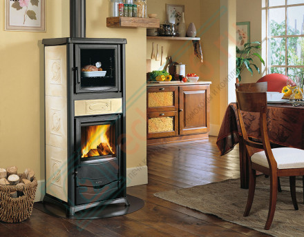 Печь с варочной поверхностью Rossella Plus Forno, цвет бежевый (La Nordica)