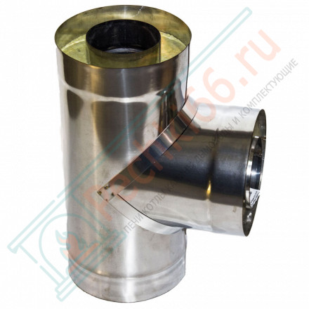 Сэндвич-тройник 90° (НЕРЖ-439/1,0-ОЦИНК/0,5) d-115/200 (УМК)