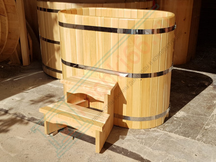 Купель кедровая овальная 78х120х100 (НКЗ)