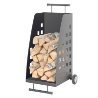 Дровница Д-250, черная (Везувий)