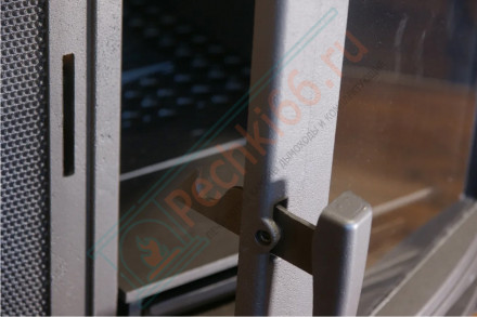 Печь банная «Атмосфера L» с комбинированной облицовкой «Россо Леванто» (ProMetall)