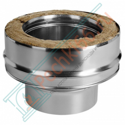 Переход моно-термо (НЕРЖ-321/0,5-НЕРЖ-439/0,5) d-200/280 (Дымок-Lux)