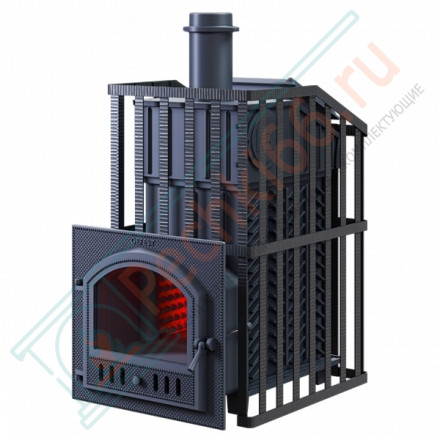 Чугунная печь для бани Гефест GFS-ЗК 25 (П) Ураган (ТехноЛит)
