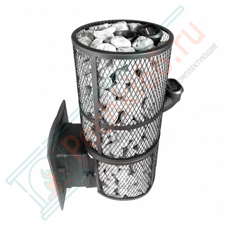 Банная печь Атмосфера XXL нержавеющая сетка (ProMetall)