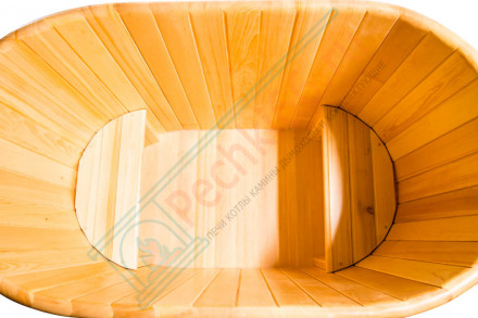 Купель кедровая овальная 78х140х100 (НКЗ)