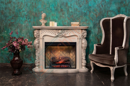 Портал Castle - Слоновая кость с темной патиной (Высота 1140мм)