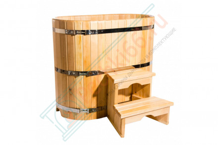 Купель кедровая овальная 78х140х120 (НКЗ)