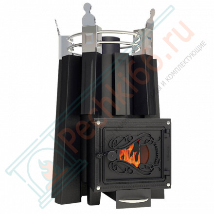 Банная печь Фредерика со стеклом (Добросталь)