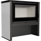 Печь-камин JUNO/12/B, белый (Kratki)