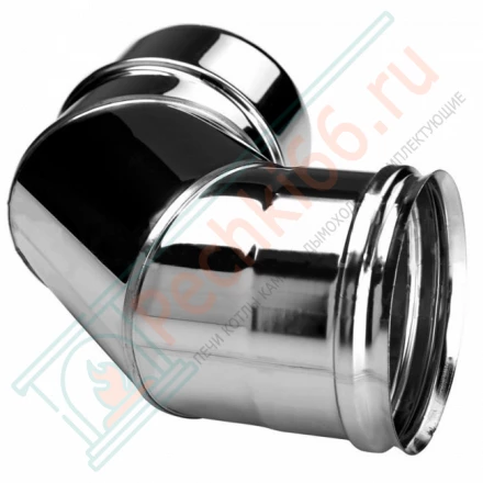 Отвод одностенный 90° (AISI-321/0,8мм) d-250 (Вулкан)