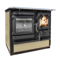 Печь-плита GULIVER CREAM левая (Guca) до 200 м3