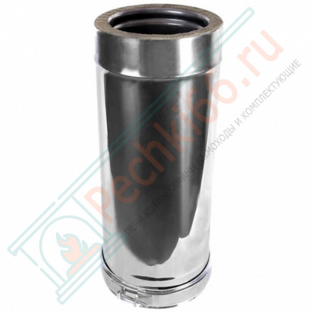 Сэндвич труба для дымохода L=500 (AISI-316L/0,8-AISI-304/0,5) d-130/230 (Craft-HF-50B)