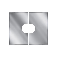 Фланец разрезной 0/20º без изол 780х830 на трубу V50R (AISI-304/0,5) d-180/280 (Вулкан)