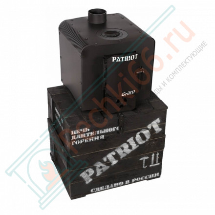 Отопительная печь Patriot 200, черный (Grill’D) до 200 м3