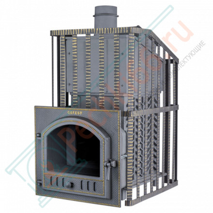 Чугунная печь для бани Гефест GFS-ЗК 30 (П) Ураган (ТехноЛит)