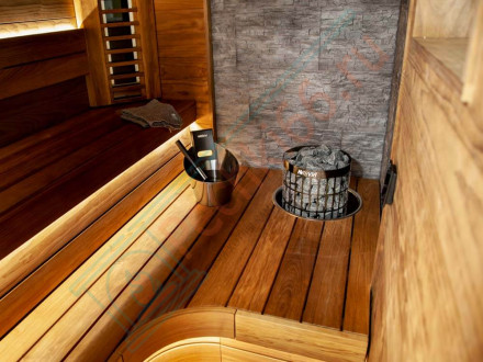 Электрическая печь Cilindro PC90E Black Steel (Harvia)