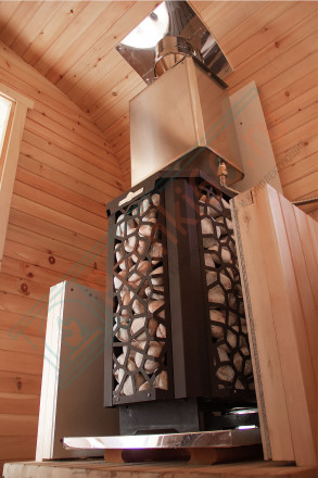 Печь для бани Hard 16M Саванна Панорама (Сталь-Мастер)