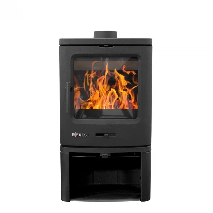 Печь-камин B7M, на дровнике (Everest)