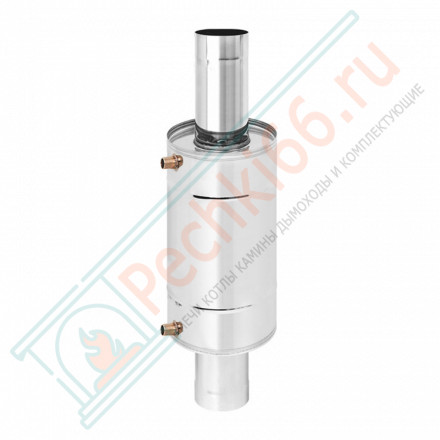 Теплообменник на трубе (НЕРЖ-439/0,8мм) 12 л, d-115 (Россия)